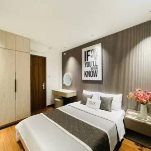 Alternative view of Bán cặp nhà 1 trệt 3 lầu full nội thất xây mới Phan Huy Ích