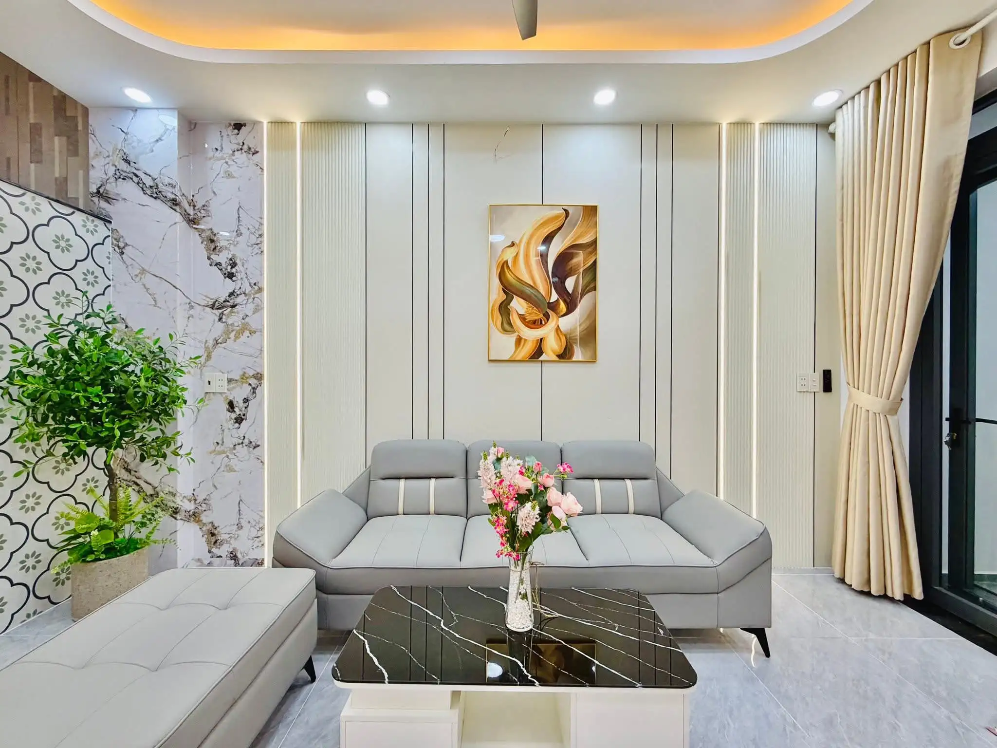 Xinh xinh 3 tầng hẻm xe hơi nội thất An Hội Tây - Ảnh 5