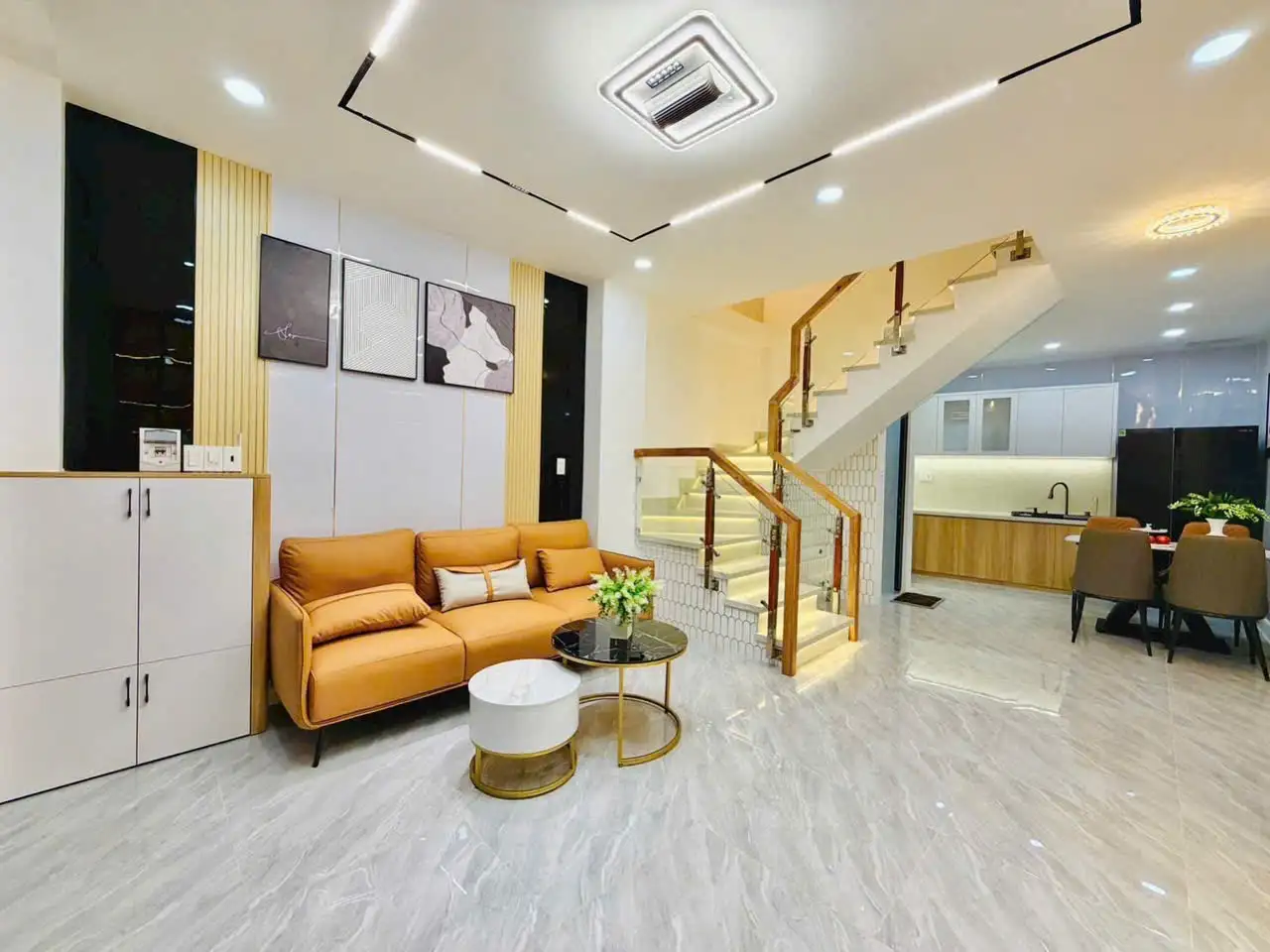 Bán nhà mới đẹp nội thất 4,x gần ngã 5 GV - Ảnh 12
